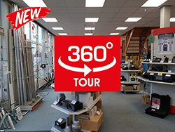 Virtual 360° Tour showroom Roermond (NL)